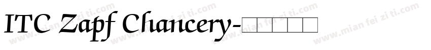 ITC Zapf Chancery字体转换